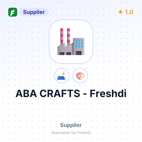 ABA CRAFTS – summary card, no photo uploaded yet