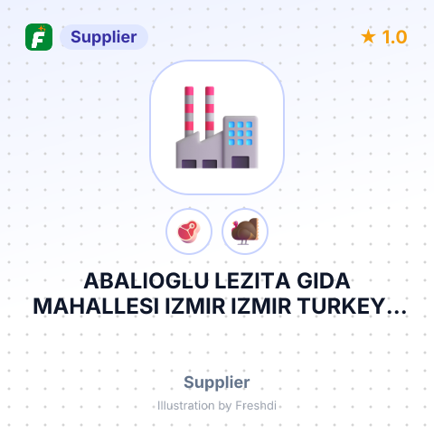 ABALIOGLU LEZITA GIDA MAHALLESI IZMIR IZMIR TURKEY – summary card, no photo uploaded yet