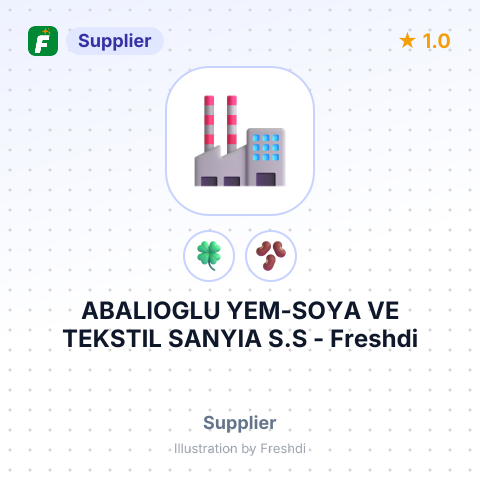 ABALIOGLU YEM-SOYA VE TEKSTIL SANYIA S.S – summary card, no photo uploaded yet