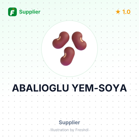 ABALIOGLU YEM-SOYA – summary card, no photo uploaded yet