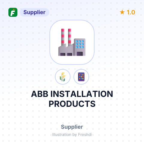 ABB INSTALLATION PRODUCTS – summary card, no photo uploaded yet