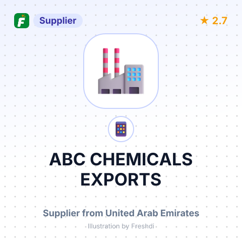 ABC CHEMICALS EXPORTS – summary card, no photo uploaded yet