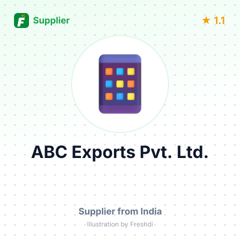 ABC Exports Pvt. Ltd.  – summary card, no photo uploaded yet