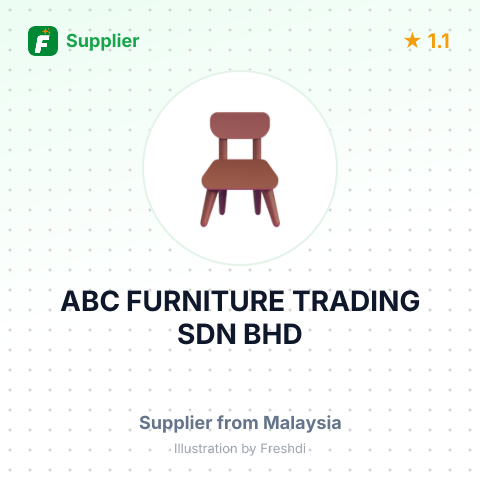 ABC FURNITURE TRADING SDN BHD – summary card, no photo uploaded yet