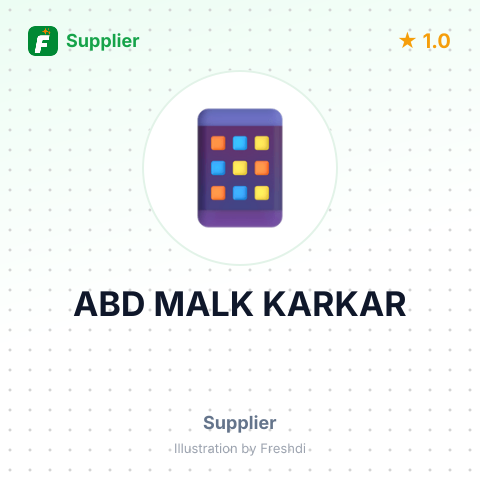 ABD MALK KARKAR – summary card, no photo uploaded yet