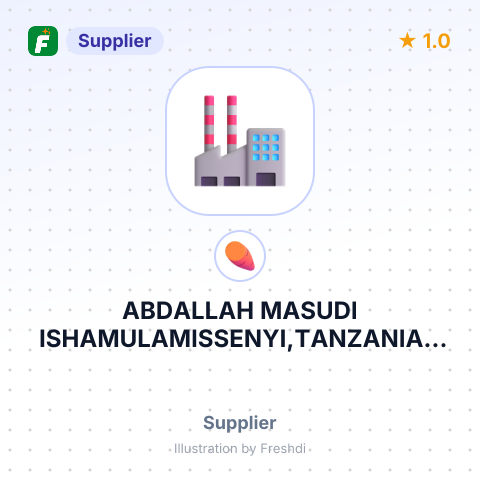 ABDALLAH MASUDI ISHAMULAMISSENYI,TANZANIA – summary card, no photo uploaded yet