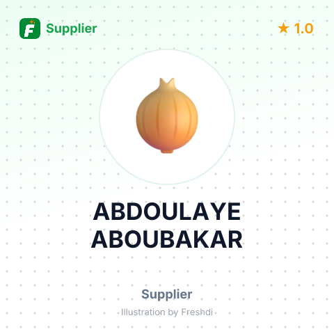 ABDOULAYE ABOUBAKAR – summary card, no photo uploaded yet