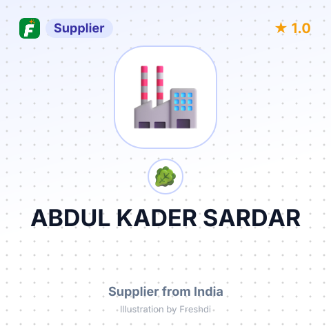 ABDUL KADER SARDAR – summary card, no photo uploaded yet