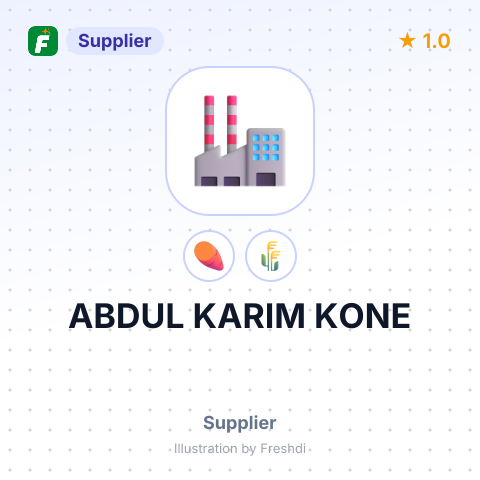 ABDUL KARIM KONE – summary card, no photo uploaded yet
