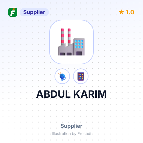 ABDUL KARIM – summary card, no photo uploaded yet