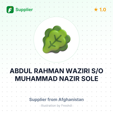 ABDUL RAHMAN WAZIRI S/O MUHAMMAD NAZIR SOLE PROPRITOR – summary card, no photo uploaded yet