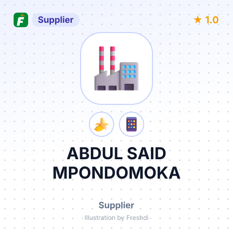 ABDUL SAID MPONDOMOKA – summary card, no photo uploaded yet