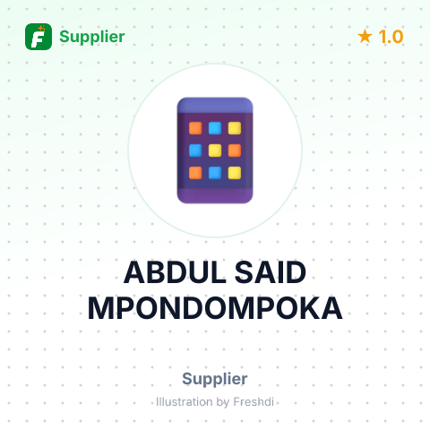 ABDUL SAID MPONDOMPOKA – summary card, no photo uploaded yet