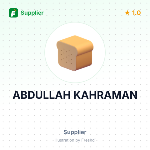 ABDULLAH KAHRAMAN – summary card, no photo uploaded yet