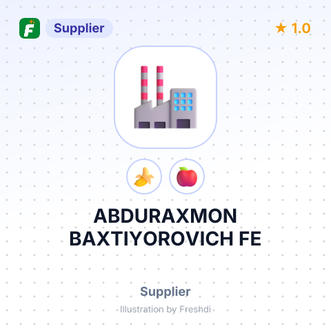 ABDURAXMON BAXTIYOROVICH FE – summary card, no photo uploaded yet