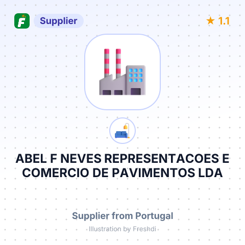 ABEL F NEVES REPRESENTACOES E COMERCIO DE PAVIMENTOS LDA – summary card, no photo uploaded yet