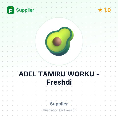 ABEL TAMIRU WORKU – summary card, no photo uploaded yet