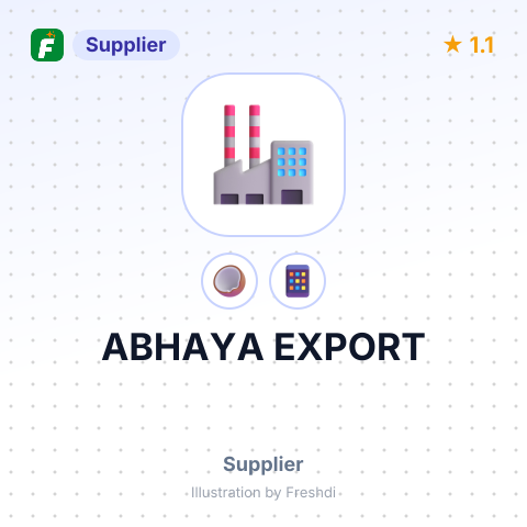 ABHAYA EXPORT – summary card, no photo uploaded yet