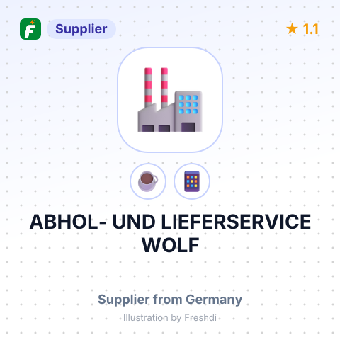 ABHOL- UND LIEFERSERVICE WOLF – summary card, no photo uploaded yet