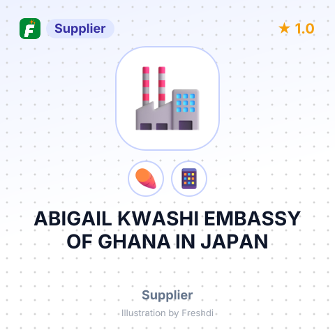 ABIGAIL KWASHI EMBASSY OF GHANA IN JAPAN – summary card, no photo uploaded yet