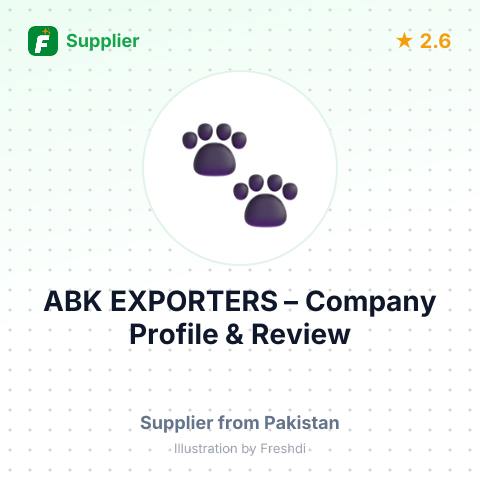 ABK EXPORTERS – summary card, no photo uploaded yet