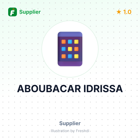 ABOUBACAR IDRISSA – summary card, no photo uploaded yet