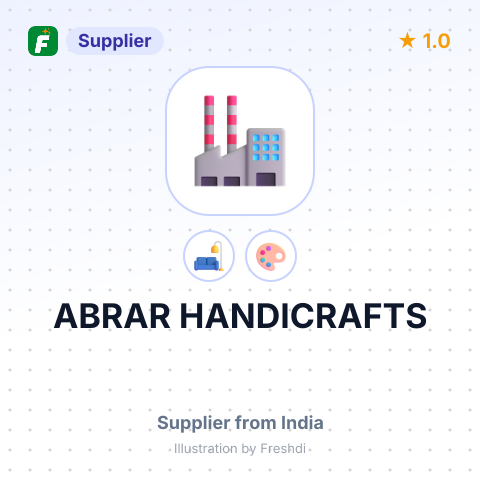 ABRAR HANDICRAFTS – summary card, no photo uploaded yet