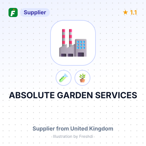 ABSOLUTE GARDEN SERVICES – summary card, no photo uploaded yet