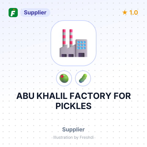 ABU KHALIL FACTORY FOR PICKLES – summary card, no photo uploaded yet