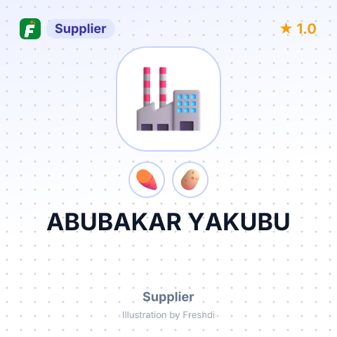 ABUBAKAR YAKUBU – summary card, no photo uploaded yet