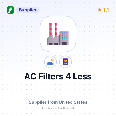 AC Filters 4 Less – summary card, no photo uploaded yet