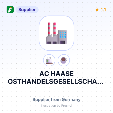 AC HAASE OSTHANDELSGESELLSCHAFT MBH – summary card, no photo uploaded yet