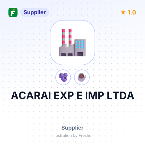 ACARAI EXP E IMP LTDA – summary card, no photo uploaded yet
