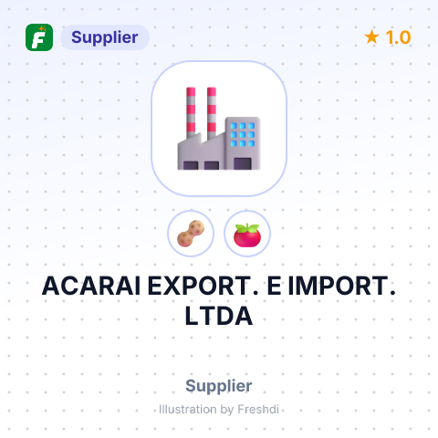 ACARAI EXPORT. E IMPORT. LTDA – summary card, no photo uploaded yet