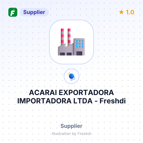 ACARAI EXPORTADORA IMPORTADORA LTDA – summary card, no photo uploaded yet