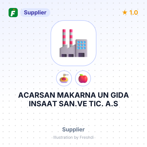 ACARSAN MAKARNA UN GIDA INSAAT SAN.VE TIC. A.S – summary card, no photo uploaded yet