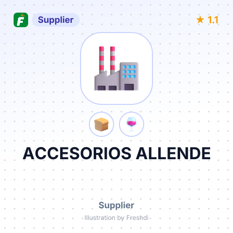 ACCESORIOS ALLENDE – summary card, no photo uploaded yet