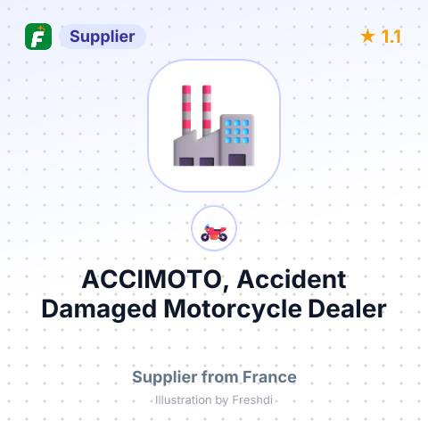 ACCIMOTO, Accident Damaged Motorcycle Dealer – summary card, no photo uploaded yet