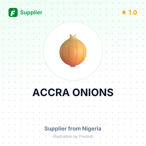 ACCRA ONIONS – summary card, no photo uploaded yet