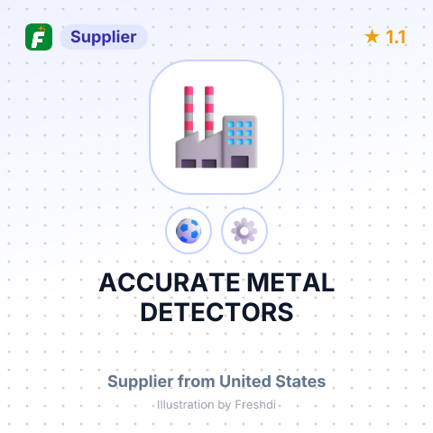 ACCURATE METAL DETECTORS – summary card, no photo uploaded yet