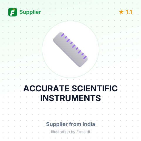 ACCURATE SCIENTIFIC INSTRUMENTS – summary card, no photo uploaded yet