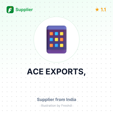 ACE EXPORTS, – summary card, no photo uploaded yet