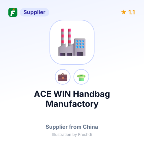 ACE WIN Handbag Manufactory – summary card, no photo uploaded yet