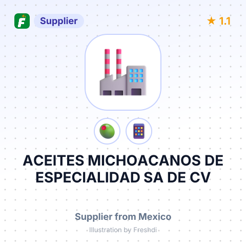ACEITES MICHOACANOS DE ESPECIALIDAD SA DE CV – summary card, no photo uploaded yet