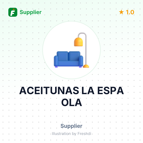 ACEITUNAS LA ESPA OLA – summary card, no photo uploaded yet