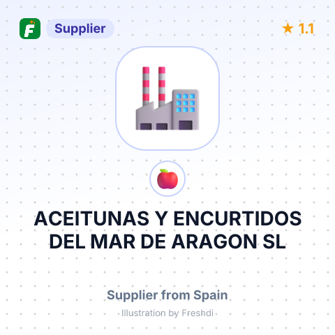 ACEITUNAS Y ENCURTIDOS DEL MAR DE ARAGON SL – summary card, no photo uploaded yet