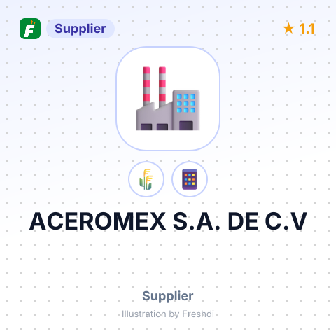 ACEROMEX S.A. DE C.V – summary card, no photo uploaded yet