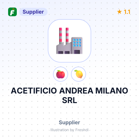 ACETIFICIO ANDREA MILANO SRL – summary card, no photo uploaded yet