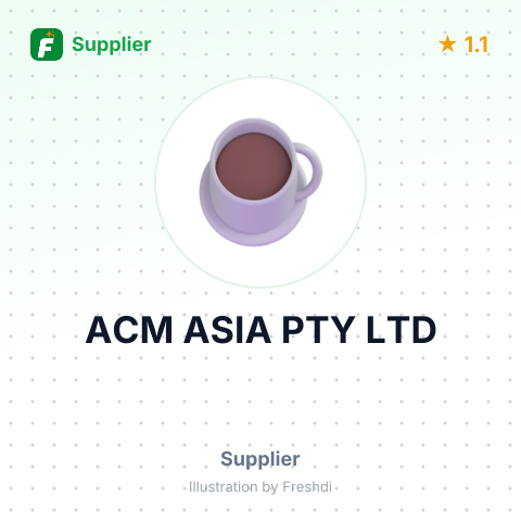 ACM ASIA PTY LTD – summary card, no photo uploaded yet