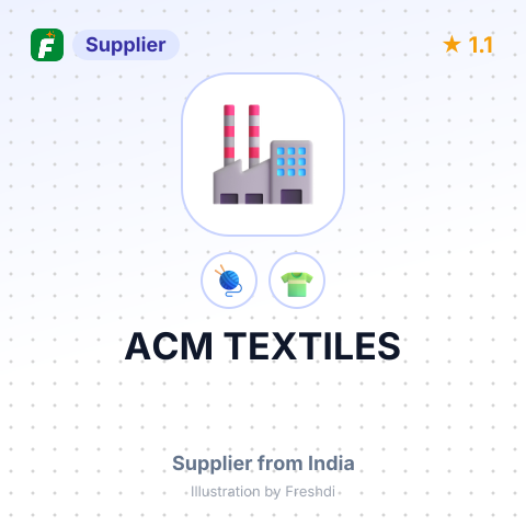 ACM TEXTILES – summary card, no photo uploaded yet